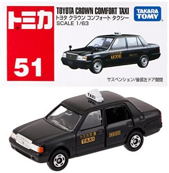 タカラトミー トミカ No.051 トヨタ クラウン コンフォート タクシー (箱) ミニカー おもちゃ 3歳以上 ブラック【送料込み】