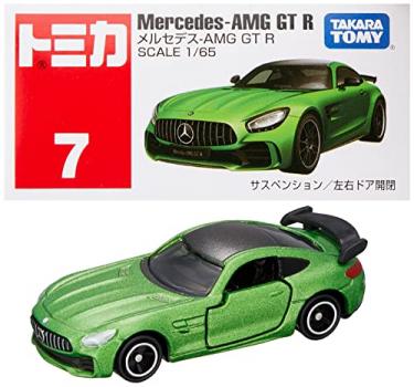 タカラトミー『 トミカ No.7 メルセデス-AMG GT R (箱) 』 ミニカー 車 おもちゃ 3歳以上 箱入り【送料込み】