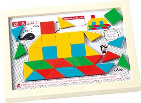 くもん出版 図形モザイクパズル 知育玩具 おもちゃ 4歳以上 KUMON【送料込み】