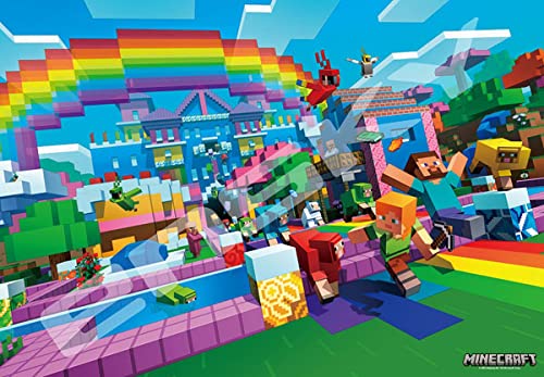 ジグソーパズル Minecraft 色彩の世界 1000ピース (1000T-308)