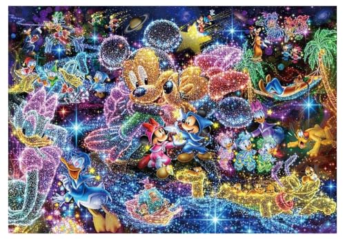 1000ピース ジグソーパズル ディズニー 星空に願いを… 【ステンドアート】(51.2×73.7cm)【送料込み】