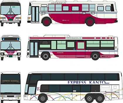 【予約2021年12月】ザ・バスコレクション 関東バス創立９０周年３台セット