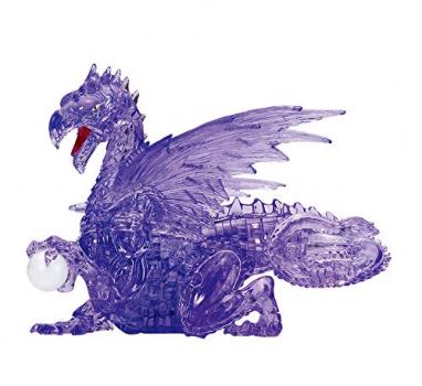 56ピース クリスタルパズル パープル ドラゴン【送料込み】
