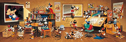 456ピース ジグソーパズル ディズニー 歴代ミッキーマウス大集合! ぎゅっとシリーズ (18.5x55.5cm)【送料込み】