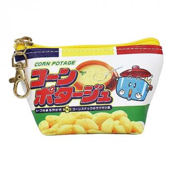 お菓子シリーズ 三角ミニポーチ カニとエビ コーンポタージュ  OC-5544171CP