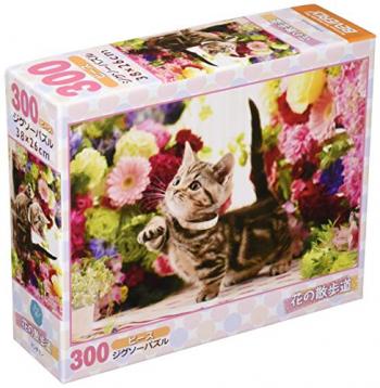 【日本製】 300ピースジグソーパズル 花の散歩道(26×38cm) P33-189【送料込み】
