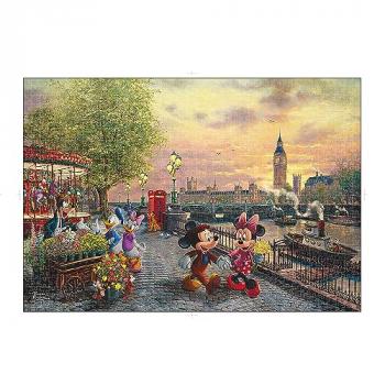 1000ピース ジグソーパズル ディズニー Mickey and Minnie in London (51x73.5cm)【送料込み】