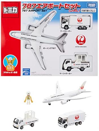 タカラトミー『 トミカ 787エアポートセット (JAL) 』 ミニカー 車 おもちゃ 3歳以上【送料込み】