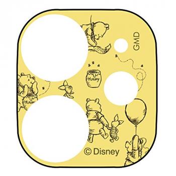 グルマンディーズ ディズニー、ディズニー&ピクサーキャラクター／iPhone12 mini(5.4インチ)対応カメラカバー くまのプーさん DN-794D