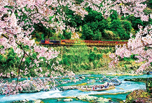 【日本製】ビバリー 300ピースジグソーパズル 桜の保津峡(26×38?)300-007【送料込み】