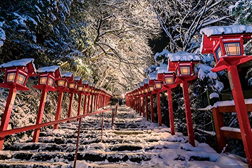 1000ピース ジグソーパズル 冬織りなす絶景 貴船神社(京都) (50×75cm) 10-1435【送料込み】