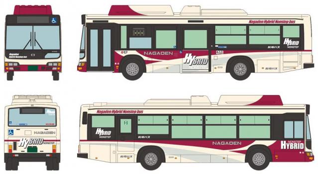 【予約2022年10月】全国バスコレクション JB081 長電バス ジオラマ用品【送料込み】