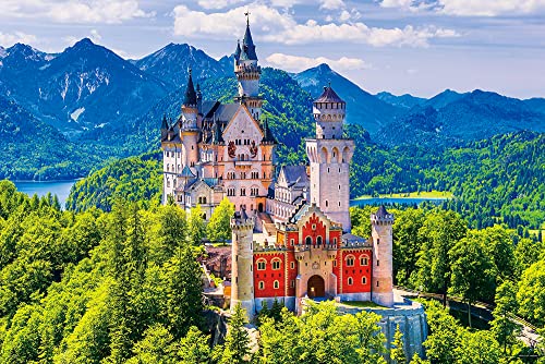 1000ピース ジグソーパズル 中世への憧れノイシュバンシュタイン城（ドイツ） (50x75cm)【送料込み】