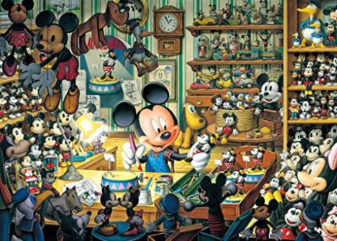 500ピース ジグソーパズル ディズニー ミッキーのおもちゃ工房 【光るジグソー】(35x49cm)【送料込み】
