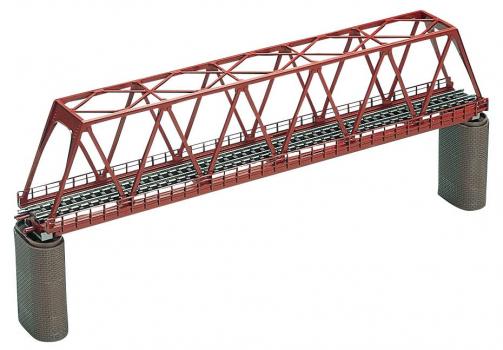 【予約2023年2月】TOMIX Nゲージ 単線トラス形 鉄橋 F 赤 れんが橋脚 2本付 鉄道模型用品