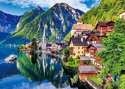 500ピース ジグソーパズル 美しき湖畔ハルシュタット（オーストリア） (38ｘ53cm)【送料込み】