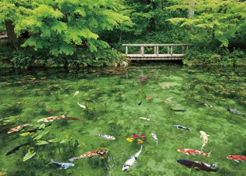 500ピース ジグソーパズル 踊る色彩モネの池(岐阜県) (38x53cm)【送料込み】