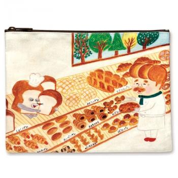 パンどろぼう ポーチ いとしのパンたち 絵本キャラ KADOKAWA フラットポーチ
