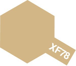 タミヤカラー アクリルミニ XF78 木甲板色