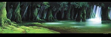950ピース ジグソーパズル スタジオジブリ背景美術シリーズ もののけ姫 シシ神の森 (34x102cm)