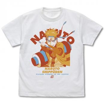 【予約2024年07月】NARUTO-ナルト- 疾風伝 うずまきナルト Tシャツ/WHITE-S コスパ