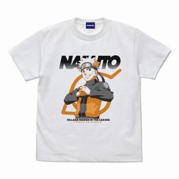 【予約2024年07月】NARUTO-ナルト- 疾風伝 うずまきナルト ビジュアル Tシャツ/WHITE-S コスパ