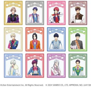 【予約2024年04月】アクリルカード「A3!×Sanrio characters」08/A＆W ブラインド(公式イラスト) 12個入りBOX A3