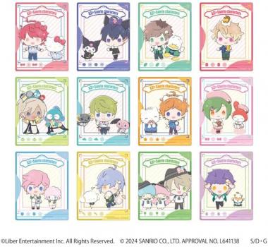 【予約2024年04月】アクリルカード「A3!×Sanrio characters」09/S＆S ブラインド(ミニキャライラスト) 12個入りBOX A3