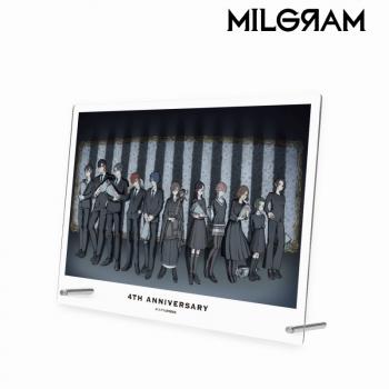 【予約2024年09月】MILGRAM -ミルグラム- 描き下ろし 集合 4th Anniversary ver. A4アクリルパネル アルマビアンカ
