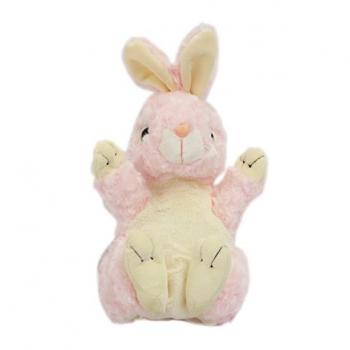 【送料無料】ハンドパペット ウサギ ピンク