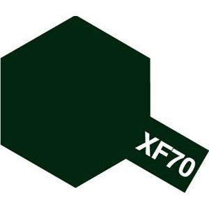 タミヤカラー エナメル XF-70 暗緑色2