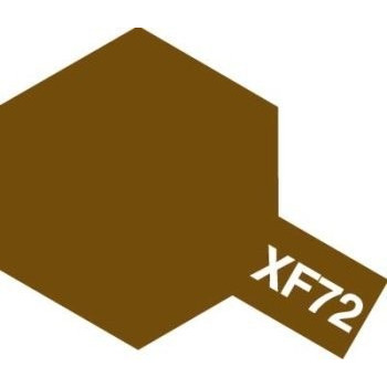 タミヤカラー アクリルミニ XF72 茶色(陸上自衛隊) つや消し