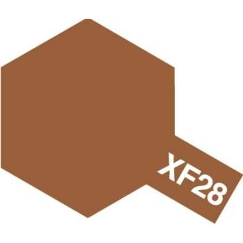 タミヤ アクリルミニ（つや消し） XF28 ダークコッパー