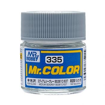 Mr.カラー C335 ミディアムシーグレー BS381C
