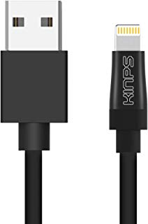 iCharger Apple MFi認証 Lightningコネクタ用 USBフラットケーブル0.5m イエロー PG-MFILGFC05YE PG-MFILGFC05YE
