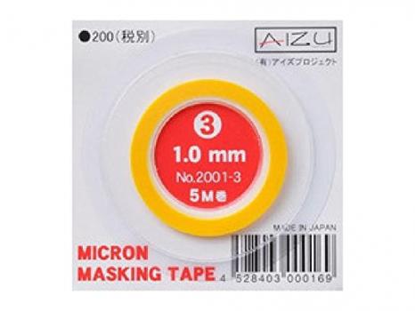 ミクロンマスキングテープ3 1.0mm幅×5M巻