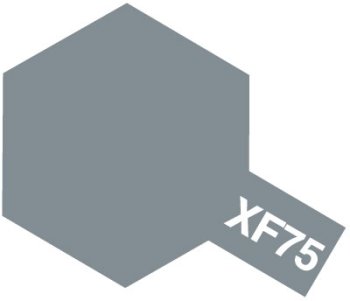タミヤ アクリルミニ（つや消し） XF75 呉海軍工廠グレイ