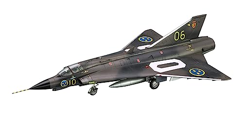 【予約2023年9月】ハセガワ 1/72 スウェーデン空軍 J35F ドラケン プラモデル E48