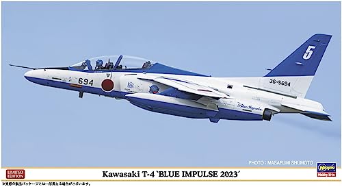 【予約2023年9月】ハセガワ 1/48 航空自衛隊 川崎 T-4 ブルーインパルス 2023 プラモデル