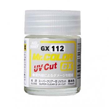 GSIクレオス Mr.カラーGX スーパークリアー3 UVカット光沢 18ml ホビー用塗料 GX112