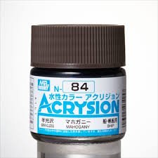 【水性アクリル樹脂塗料】新水性カラー アクリジョン マホガニー N84